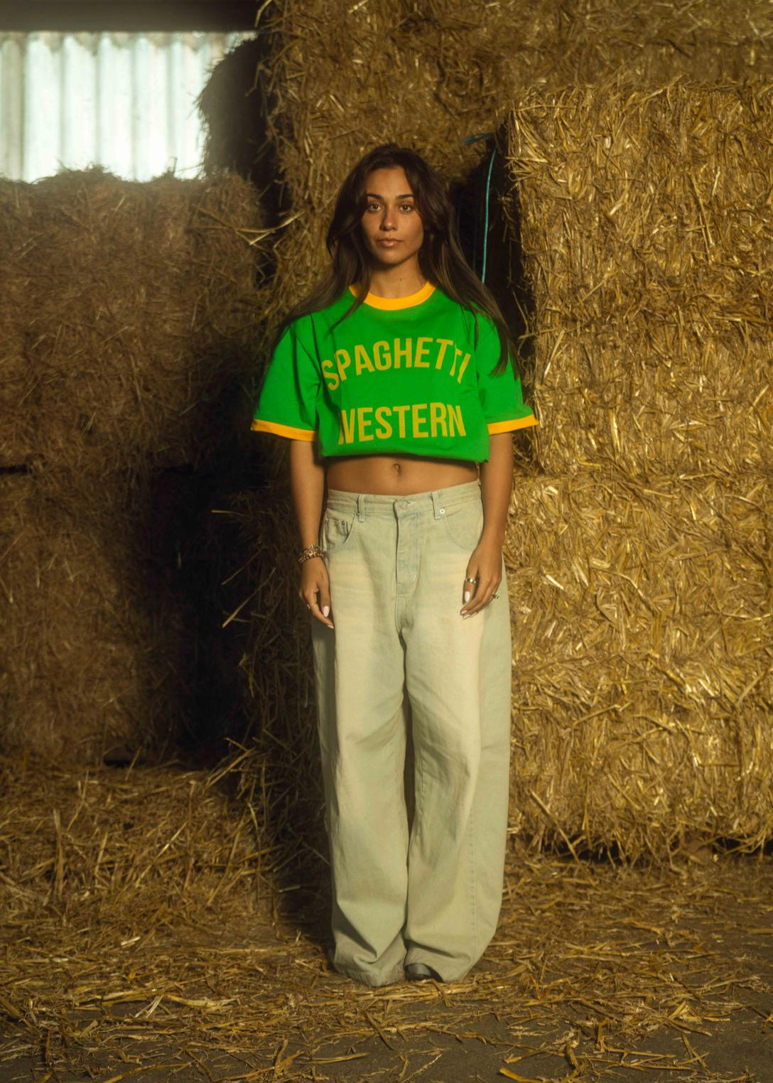 Spaghetti western ringer tee