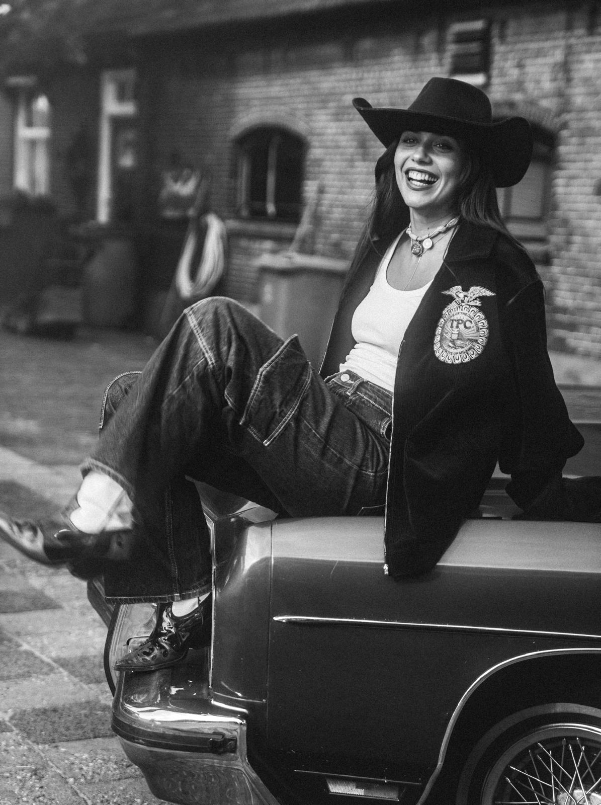 Corduroy western jacket