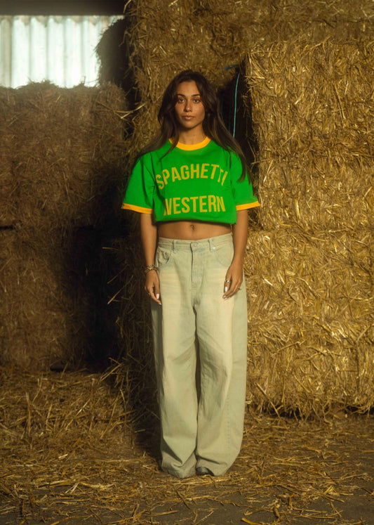 Spaghetti western ringer tee
