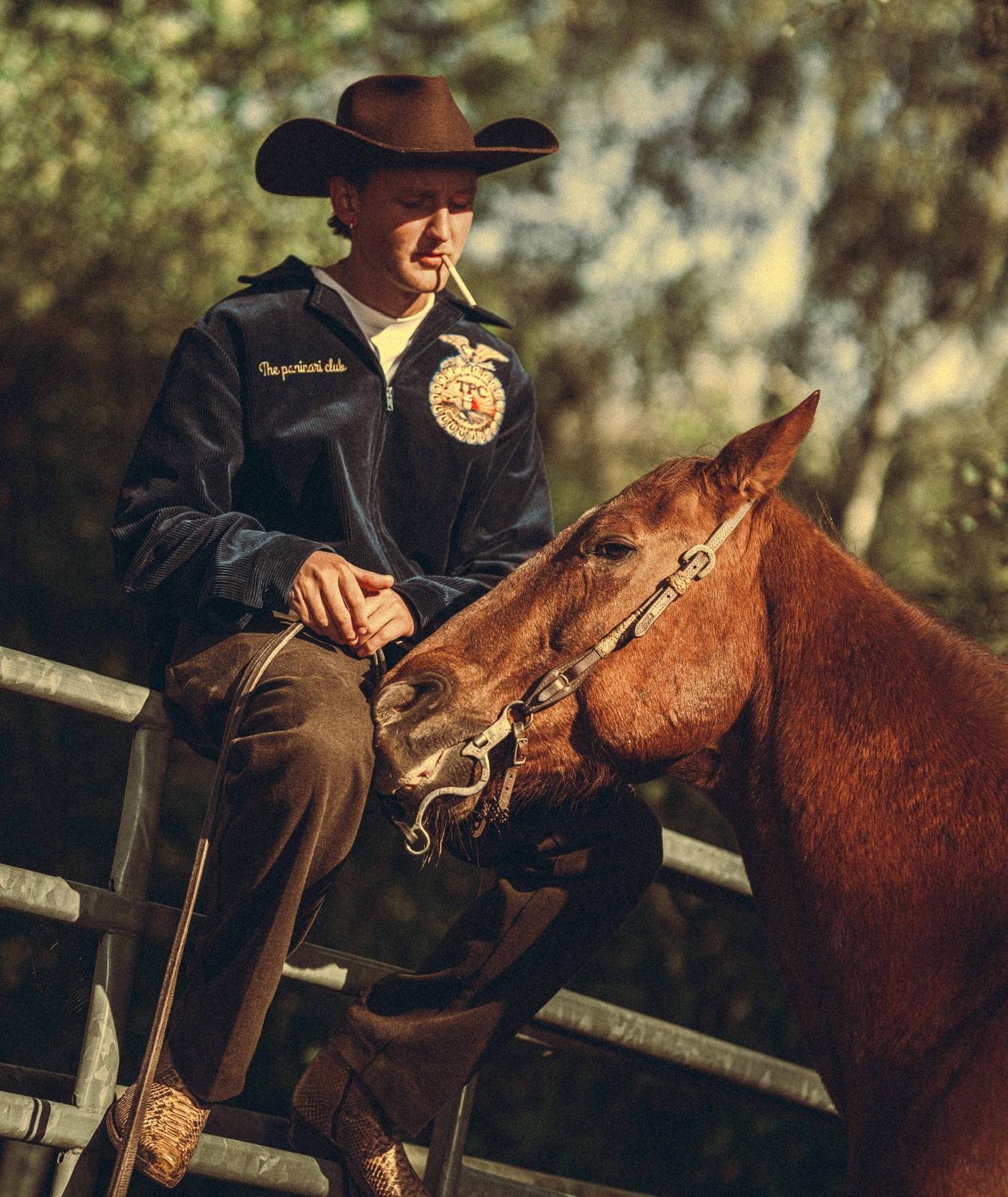 Corduroy western jacket