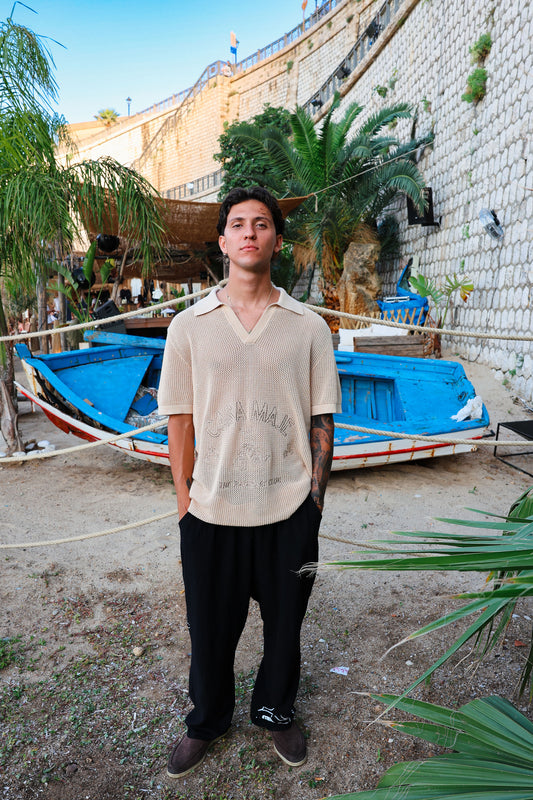Casa Maje knitted polo